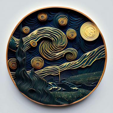 3D model starry night (STL)